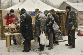 Point of heating in Zaporizhia