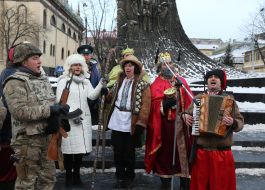 Участники фестиваля вертепов 