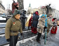 Участники фестиваля вертепов