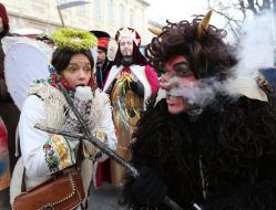 Участники фестиваля вертепов