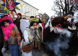 Участники фестиваля вертепов