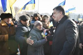 Petro Poroshenko's visit to Odessa