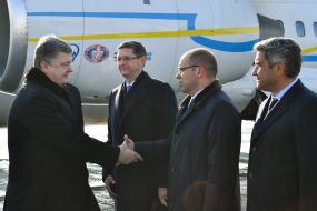 Petro Poroshenko's visit to Odessa