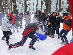 Участники "Снежной битвы"