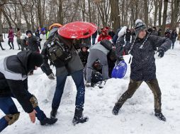 Участники "Снежной битвы"