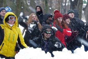 Участники "Снежной битвы"