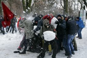 Участники "Снежной битвы"