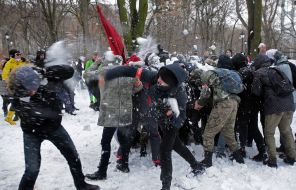 Участники "Снежной битвы"