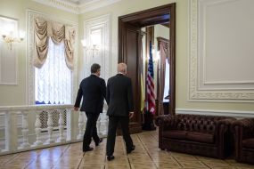 Meeting of Petro Poroshenko and Joe Biden