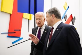 Meeting of Petro Poroshenko and Joe Biden
