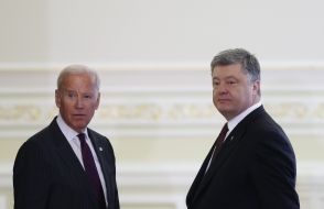Petro Poroshenko and Joe Biden