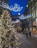 Christmas illuminations in Kiev