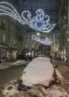 Christmas illuminations in Kiev