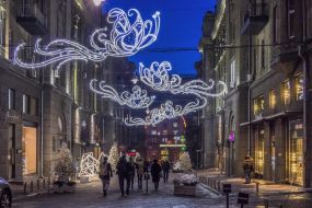 Christmas illuminations in Kiev