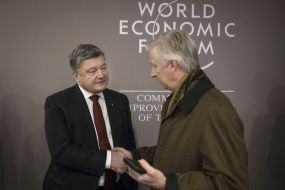 Petro Poroshenko and Belgium's king