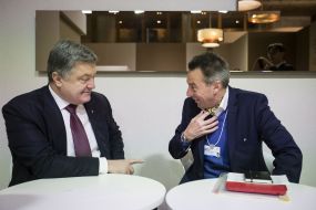 Petro Poroshenko and Peter Maurer