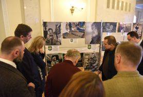 Photo exhibition of  "cyborg" Ruslan Borovik