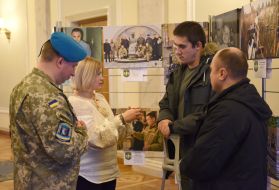 Photo exhibition of  "cyborg" Ruslan Borovik