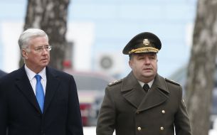 Michael Fallon and Stepan Poltorak