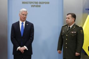 Michael Fallon and Stepan Poltorak