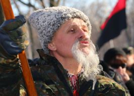 Opening of the monument soldiers of Ukrainian People's Army