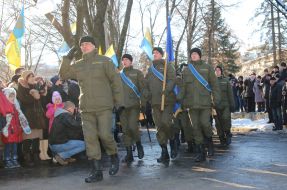 Opening of the monument soldiers of Ukrainian People's Army