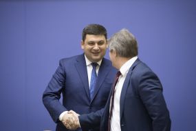 Володимир Гройсман та Олександр Данилюк