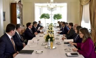 Зустріч Петра Порошенка та Юхи Сіпіля