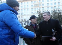 Dmitry Palychko, Oleg Petrenko and Mikhail Skobla