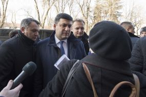 Oleg Sinyutka, Vladimir Groisman and Andriy Sadovy