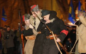 The historical reconstruction of the battle army UPR against the Bolshevik 