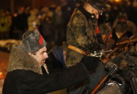 The historical reconstruction of the battle army UPR against the Bolshevik