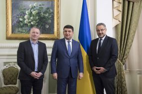 Jon Ola Sand, Vladimir Groisman and Frank-Dieter Fraylin