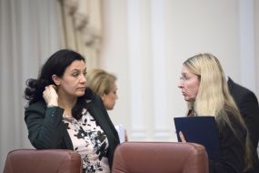 Ivanna Klympush-Tsintsadze and Ulyana Suprun