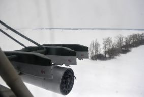 View from helicopter