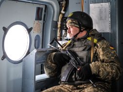 Ukrainian soldier