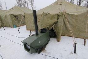 Point of heating  in Avdeevka