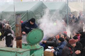 Полевая кухня в Авдеевке