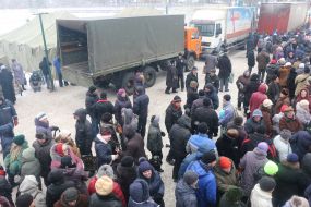 Пункт жизнеобеспечения в Авдеевке