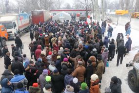 Пункт жизнеобеспечения в Авдеевке