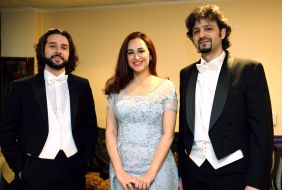 Lorenzo Tatsіerі, Zeina Barhoum and Basem Alkour