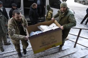 Humanitarian aid for the inhabitants of Avdeevka