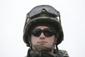 Боєць підрозділу Бригади швидкого реагування