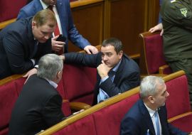 Максим Курячий, Олег Мусий и Андрей Павелко