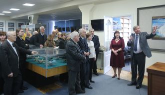 Exhibition of paintings of aircraft designer Oleg Antonov