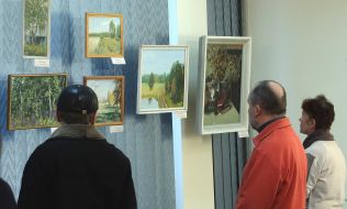 Exhibition of paintings of aircraft designer Oleg Antonov