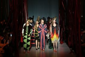 Fashion show of clothes from Julia Aysinoyi