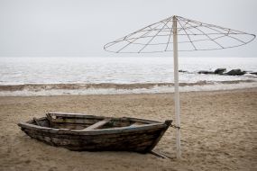 Frozen sea in Odessa