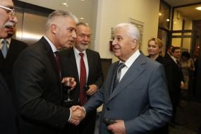 Leonid Kravchuk, Ernst Reichel, Markus Meckel