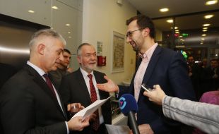 Leonid Kravchuk, Ernst Reichel, Serhiy Leshchenko